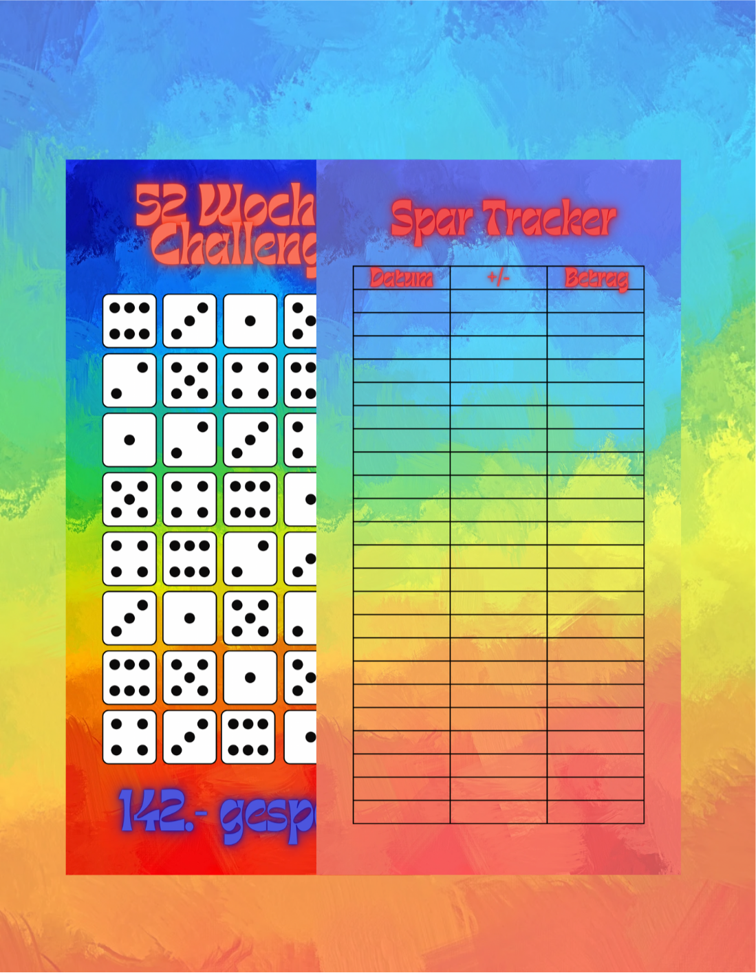 Rainbow Edition - einzeln oder im Set