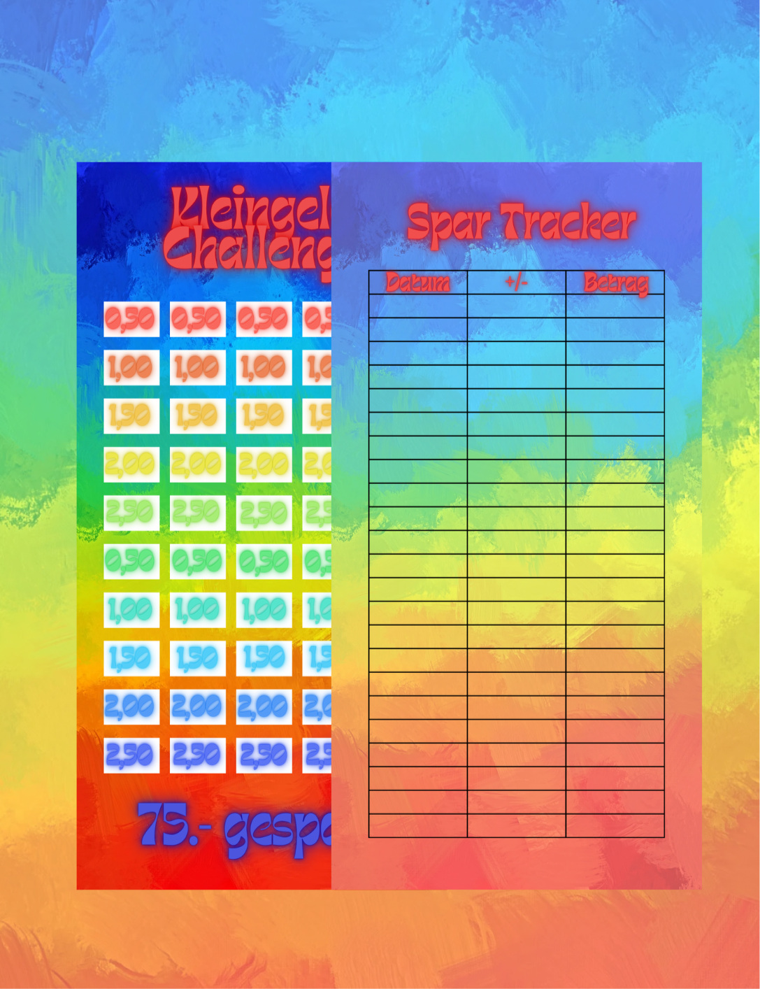 Rainbow Edition - einzeln oder im Set