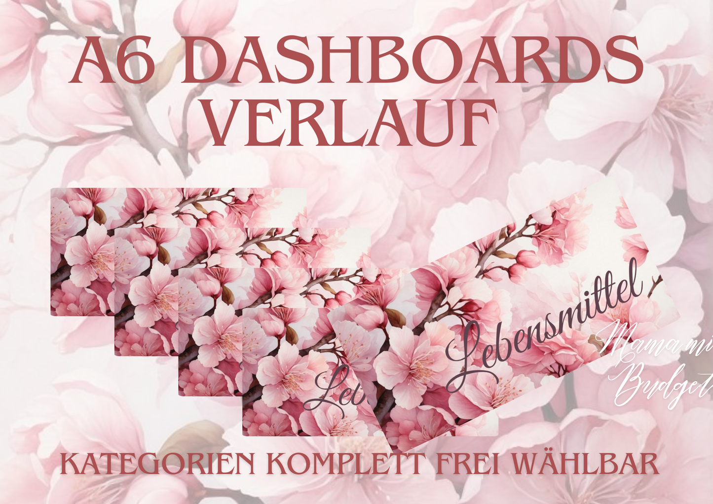 Dashboards kirschblüten a6