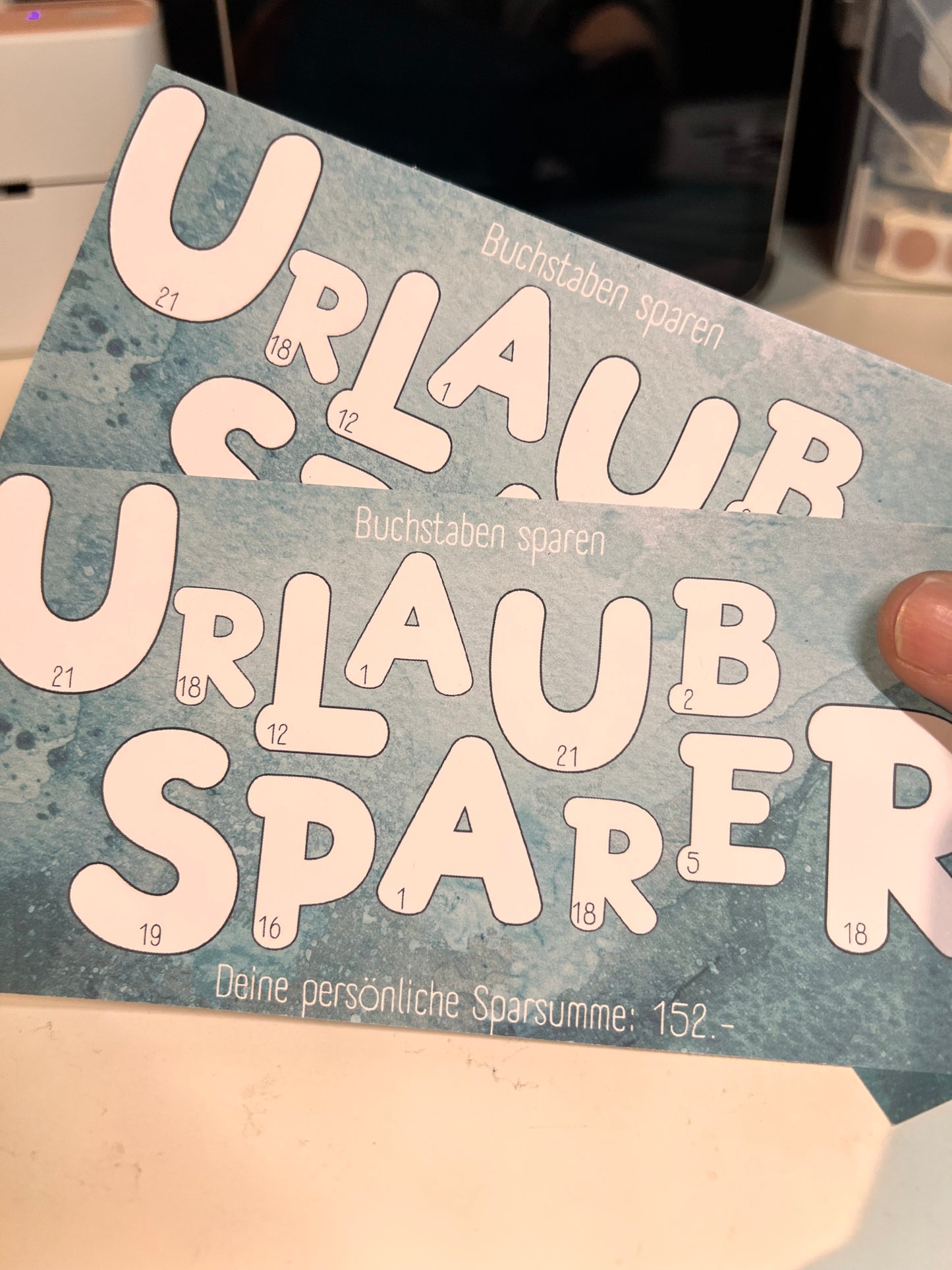Spar Challenge Urlaubs sparen malen