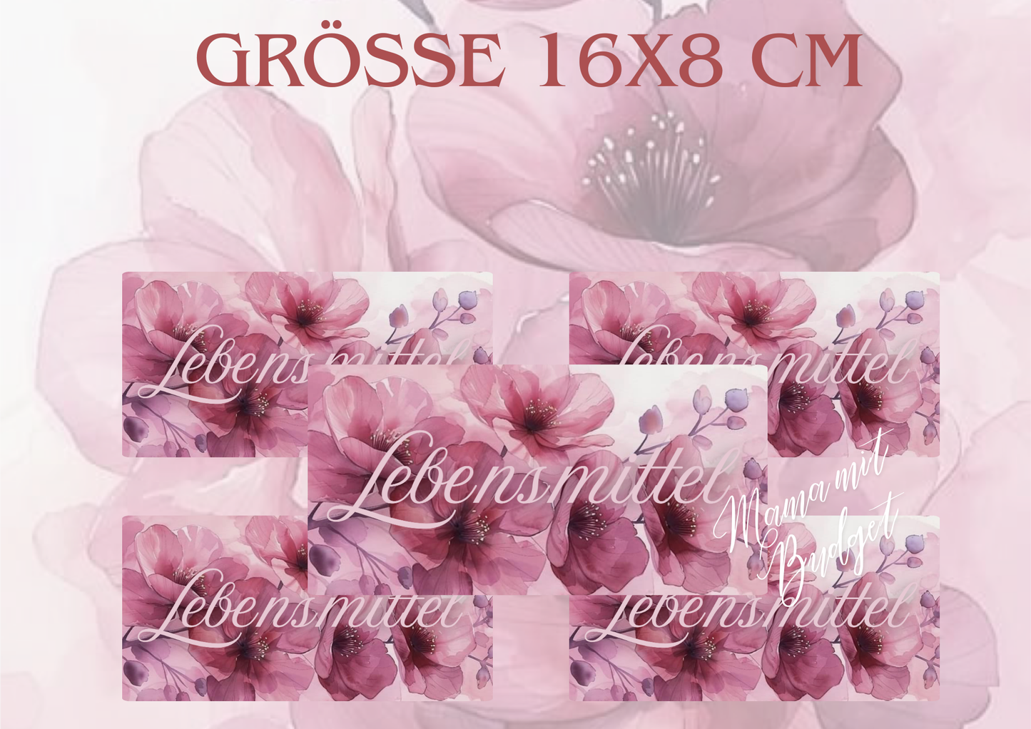 Dashboards mauve Blüten a6