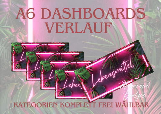 Dashboards Neon Blüten a6