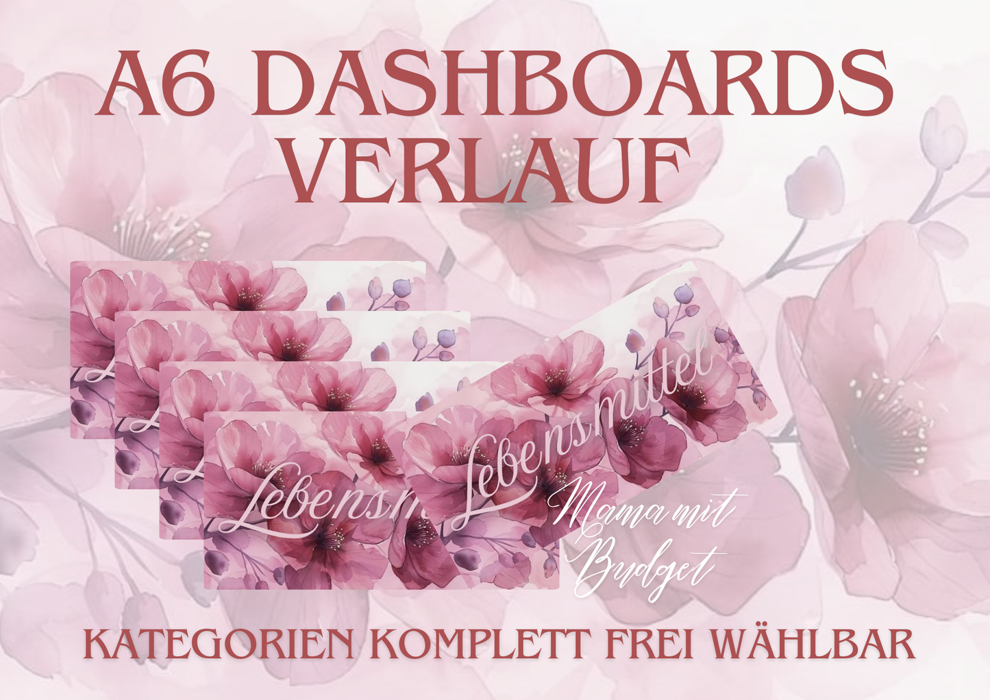 Dashboards mauve Blüten a6